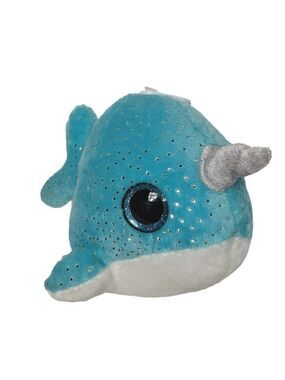 Aurora Narwhal Plush Blue White YooHoo Friends